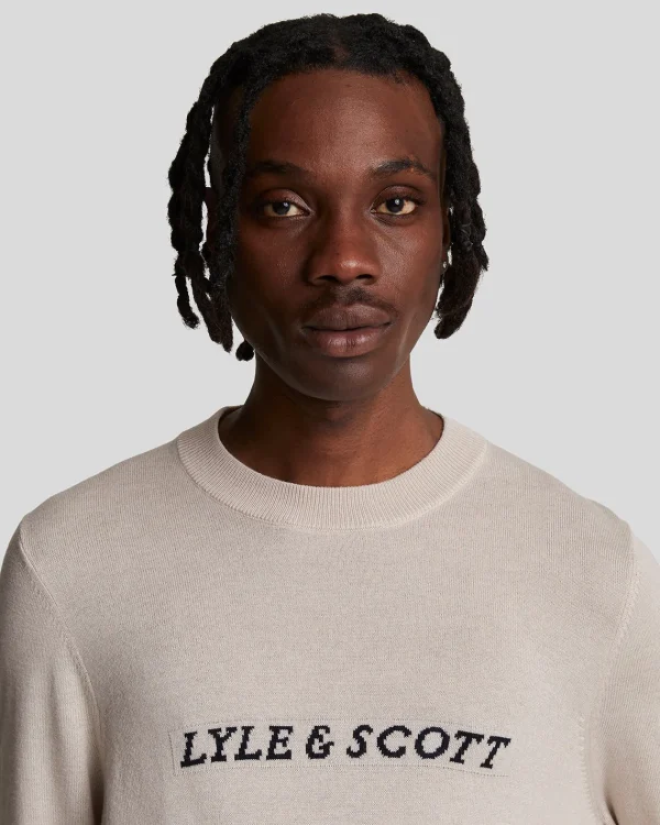 Lyle & Scott Drehbuchsticke | Pullover & Strickwaren<Script Jacquard Pullover Cove