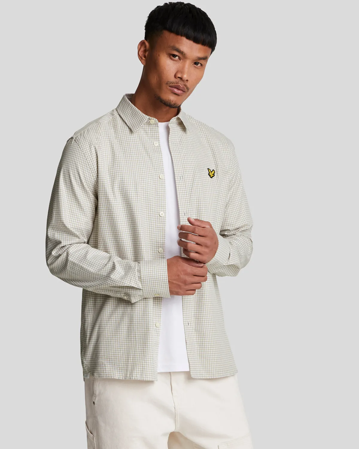 shepherd_karohemd_0-1.webp Lyle & Scott Vermächtnis | Hemden<Shepherd Karohemd DriedSage/White