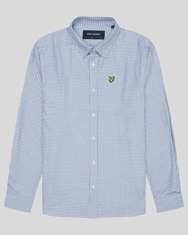 Lyle & Scott Groß & Groß | Übergrößen<Shepherd Karohemd CraftedBlue/White