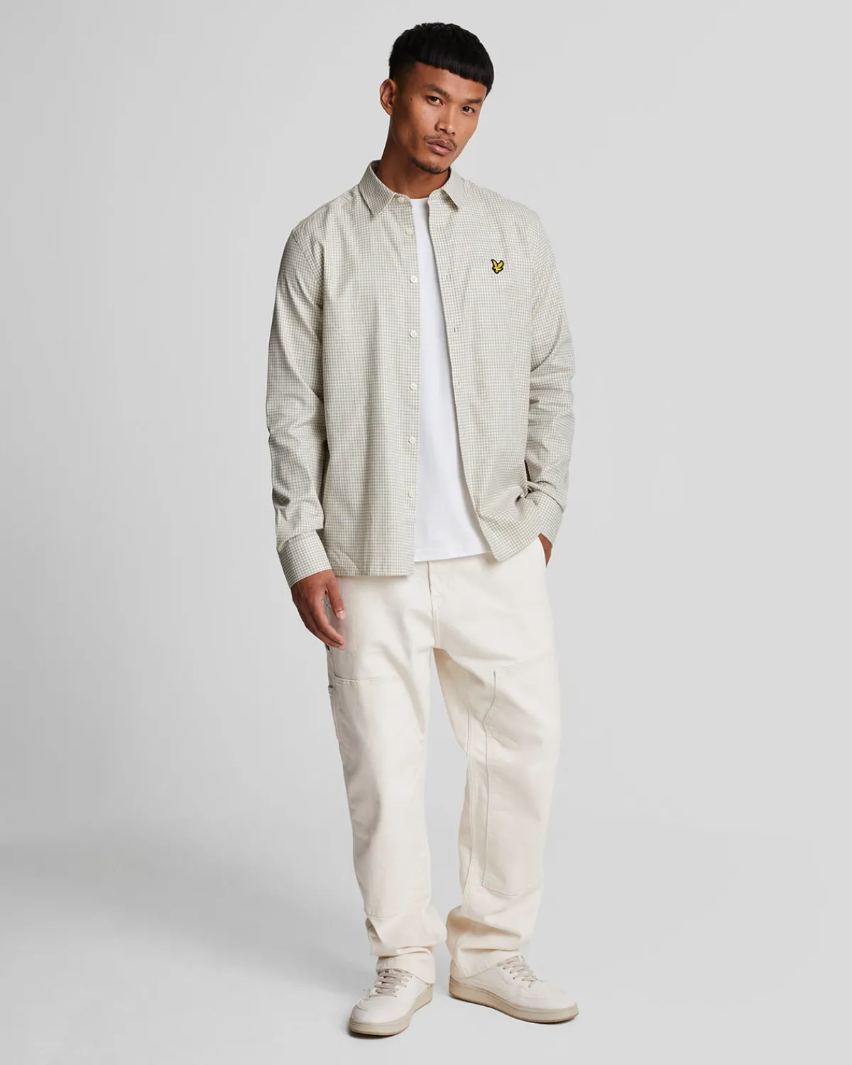 shepherd_karohemd_1-1.webp Lyle & Scott Vermächtnis | Hemden<Shepherd Karohemd DriedSage/White