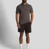 Lyle & Scott Kurze Hosen<Shorts aus Baumwolle und Leinen Pechschwarz
