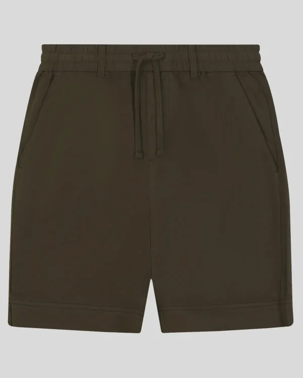 Lyle & Scott Kurze Hosen<Shorts aus Baumwolle und Leinen Olive