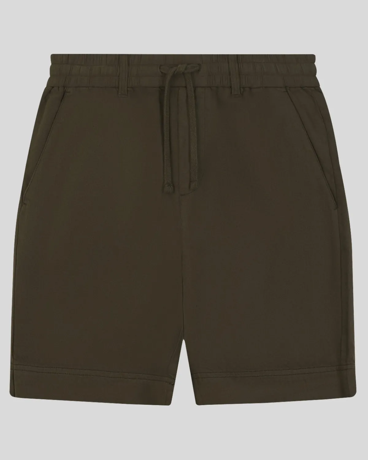 shorts_aus_baumwolle_und_leinen_4-1.webp Lyle & Scott Kurze Hosen<Shorts aus Baumwolle und Leinen Olive