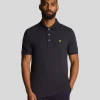Lyle & Scott Polohemden<Slub-Poloshirt DunkleMarine