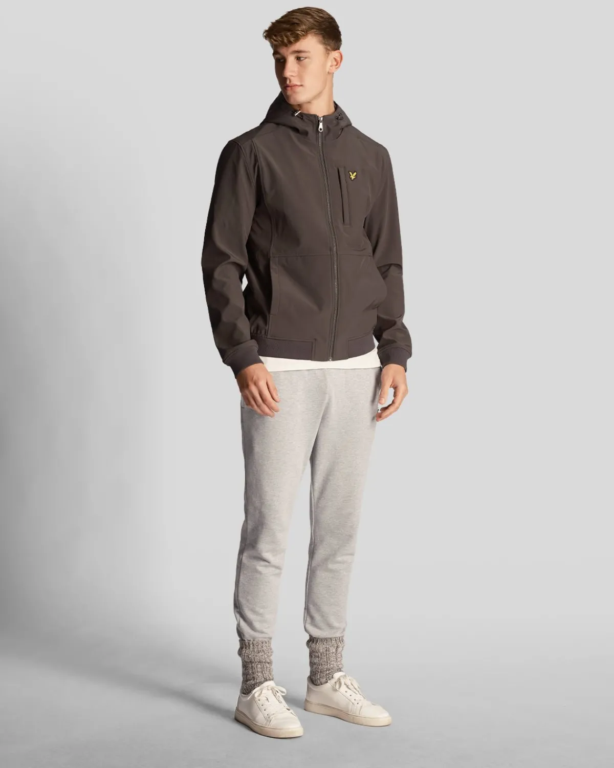 softshell_jacke_1.webp Lyle & Scott Mäntel & Jacken<Softshell Jacke Gunmetal