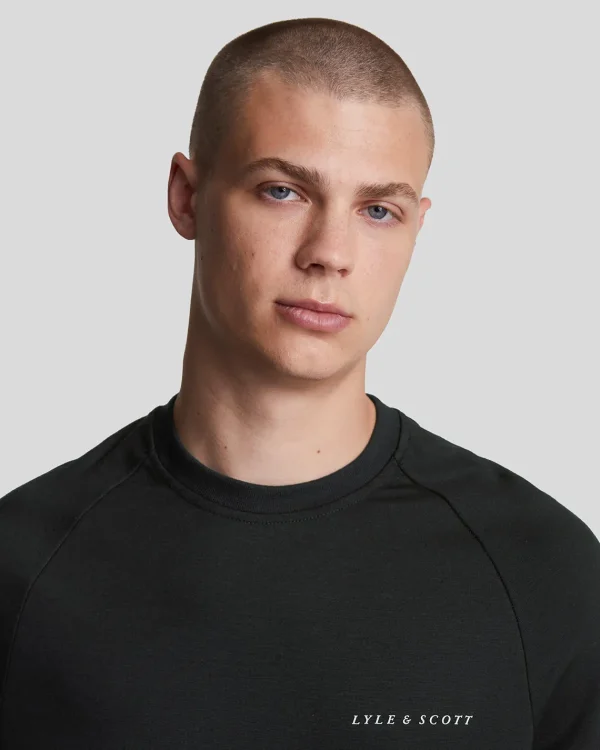 Lyle & Scott Sportbekleidung | Sweatshirts<Sport Farbe Block Rundhalsausschnitt Sweatshirt JetBlack/Graphite