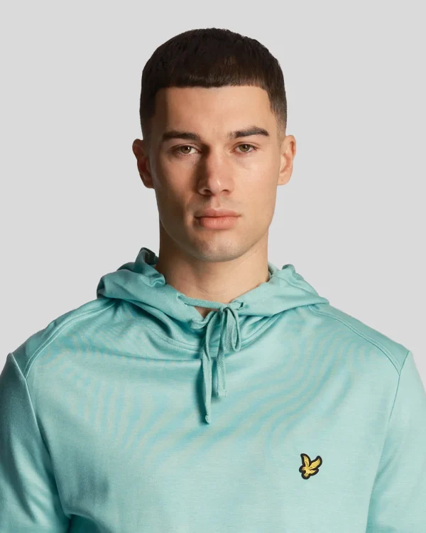 Lyle & Scott Sportbekleidung | Kapuzenpullover<Sport Fliege Fleece Hoodie Türkisblaugrün