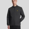 Lyle & Scott Sportbekleidung | Mäntel & Jacken<Sport Hybrid Double Baffle Jacke JetBlack