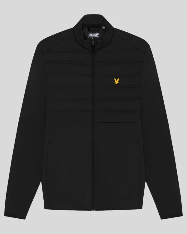 Lyle & Scott Sportbekleidung | Mäntel & Jacken<Sport Hybrid Double Baffle Jacke JetBlack