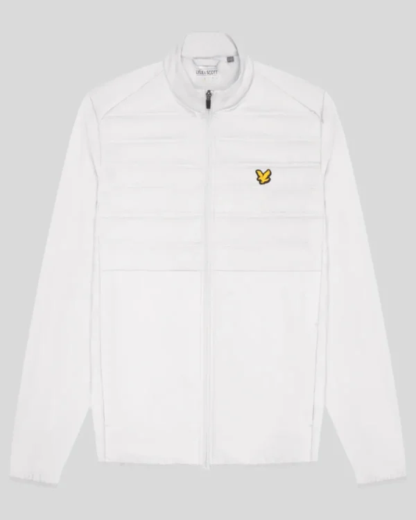 Lyle & Scott Sportbekleidung | Mäntel & Jacken<Sport Hybrid Double Baffle Jacke Pebble