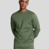 Lyle & Scott Sportbekleidung | Sweatshirts<Sport Rundhalsausschnitt Fly Fleece Sweatshirt Kaktusgrün