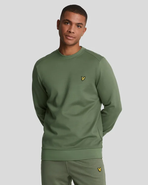 Lyle & Scott Sportbekleidung | Sweatshirts<Sport Rundhalsausschnitt Fly Fleece Sweatshirt Kaktusgrün