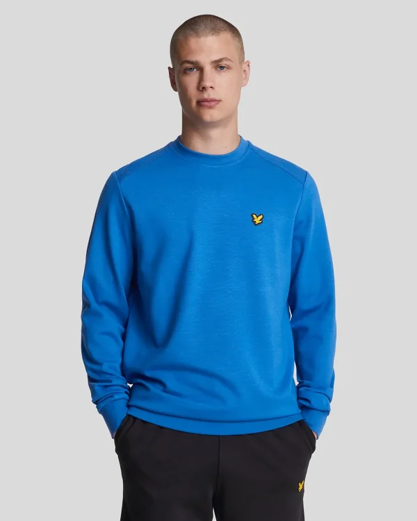 Lyle & Scott Sportbekleidung | Sweatshirts<Sport Rundhalsausschnitt Fly Fleece Sweatshirt LucidBlue