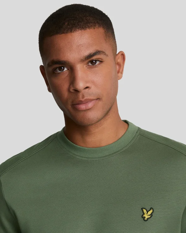 Lyle & Scott Sportbekleidung | Sweatshirts<Sport Rundhalsausschnitt Fly Fleece Sweatshirt Kaktusgrün