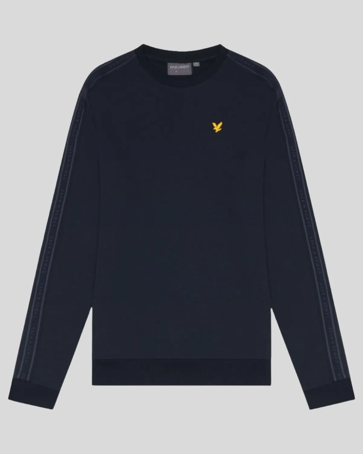 sport_tape_rundhalsausschnitt_sweatshirt_4.webp Lyle & Scott Sportbekleidung | Sweatshirts<Sport Tape Rundhalsausschnitt Sweatshirt DarkNavy