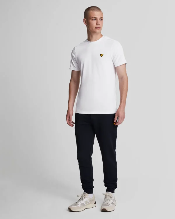 Lyle & Scott Sportbekleidung | T-shirts<Sport Tape T-Shirt White