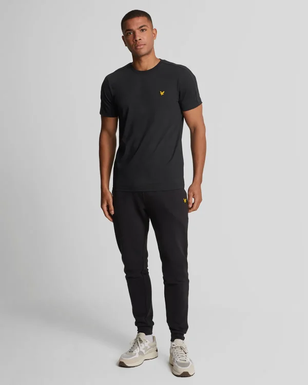Lyle & Scott Sportbekleidung | T-shirts<Sport Tape T-Shirt Pechschwarz