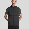 Lyle & Scott Sportbekleidung | Mäntel & Jacken<Sport-Hybridweste mit doppelter Baffel JetBlack