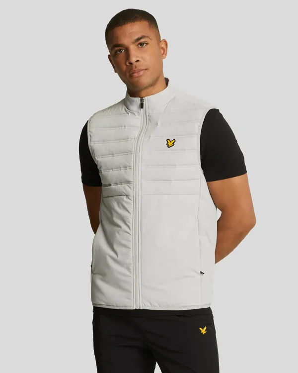 Lyle & Scott Sportbekleidung | Mäntel & Jacken<Sport-Hybridweste mit doppelter Baffel Pebble