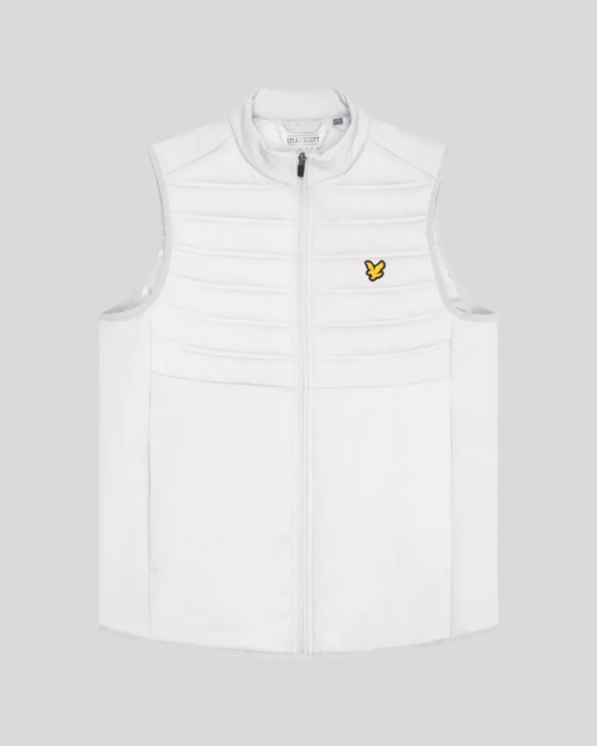 sporthybridweste_mit_doppelter_baffel_4.webp Lyle & Scott Sportbekleidung | Mäntel & Jacken<Sport-Hybridweste mit doppelter Baffel Pebble
