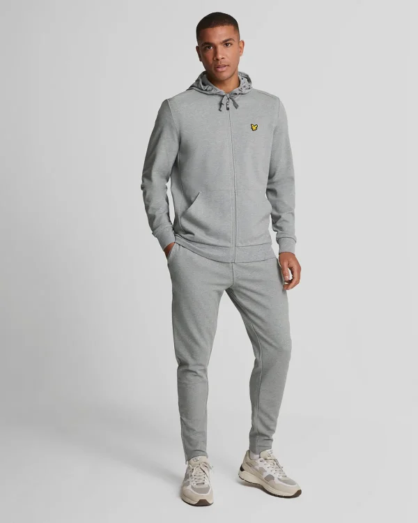 Lyle & Scott Sportbekleidung | Kapuzenpullover<Sport-Kapuzenpulli mit Reißverschluss MidGreyMarl