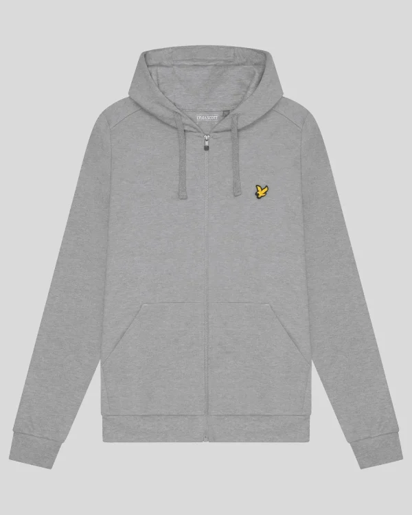 Lyle & Scott Sportbekleidung | Kapuzenpullover<Sport-Kapuzenpulli mit Reißverschluss MidGreyMarl