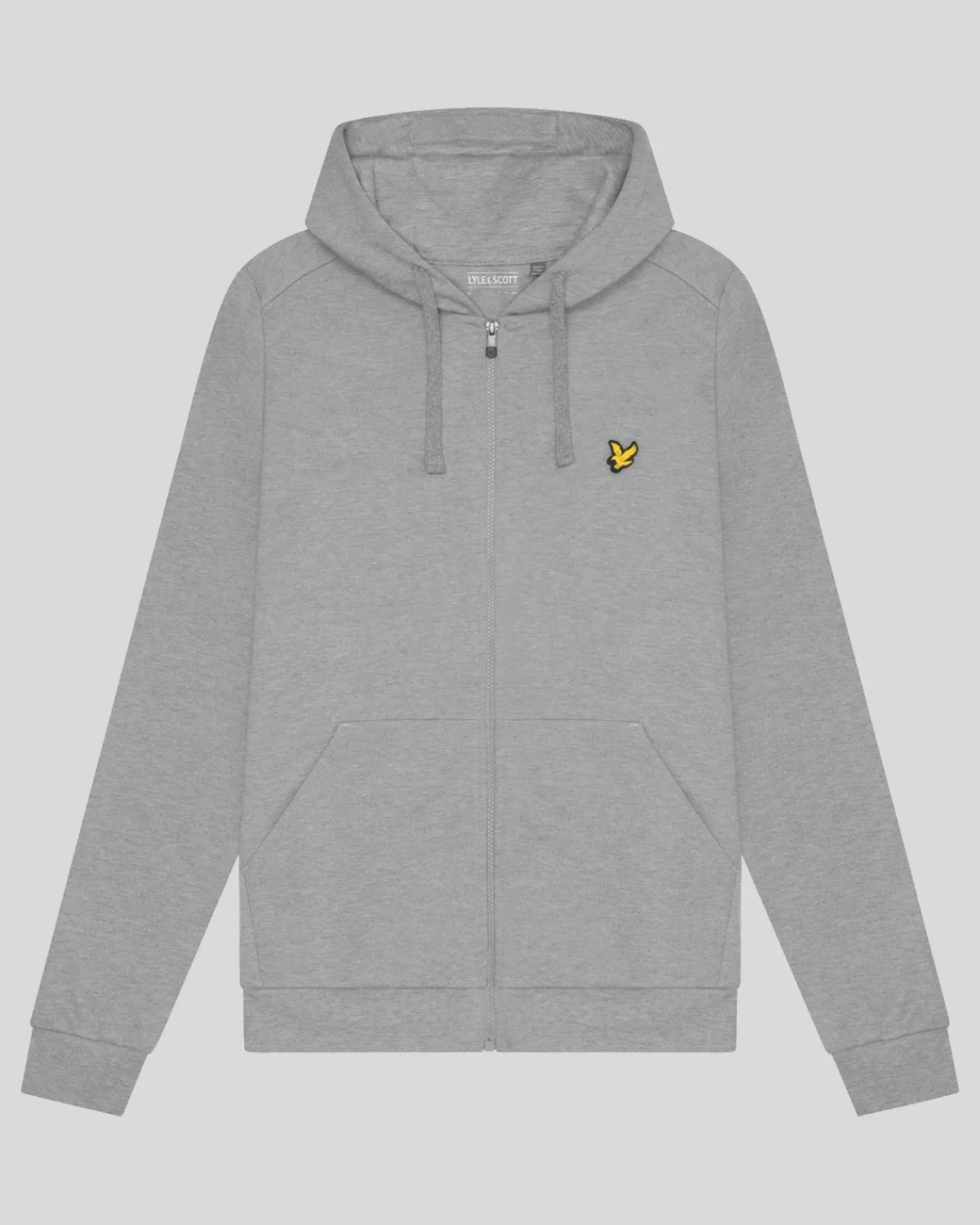 sportkapuzenpulli_mit_reiverschluss_4.webp Lyle & Scott Sportbekleidung | Kapuzenpullover<Sport-Kapuzenpulli mit Reißverschluss MidGreyMarl