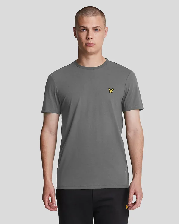 Lyle & Scott Vermächtnis | T-shirts<Sportliches Martin T-Shirt mit kurzen Ärmeln MidGreyMargel