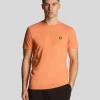 Lyle & Scott Sportbekleidung | T-shirts<Sportliches Martin T-Shirt mit kurzen Ärmeln KursKoralle