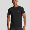 Lyle & Scott Sportbekleidung | T-shirts<Sportliches Martin T-Shirt mit kurzen Ärmeln Pechschwarz
