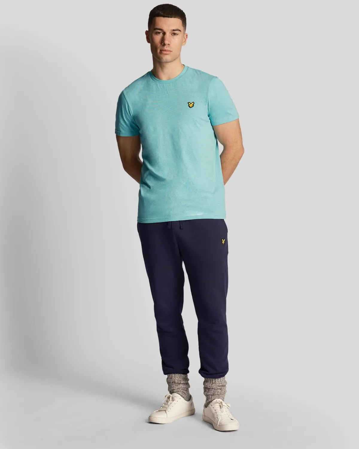 sportliches_martin_tshirt_mit_kurzen_rmeln_1-1.webp Lyle & Scott Sportbekleidung<Sportliches Martin T-Shirt mit kurzen Ärmeln Türkisblaugrün