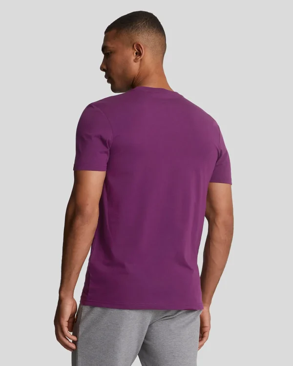 Lyle & Scott Sportbekleidung | T-shirts<Sportliches Martin T-Shirt mit kurzen Ärmeln BrightPurple