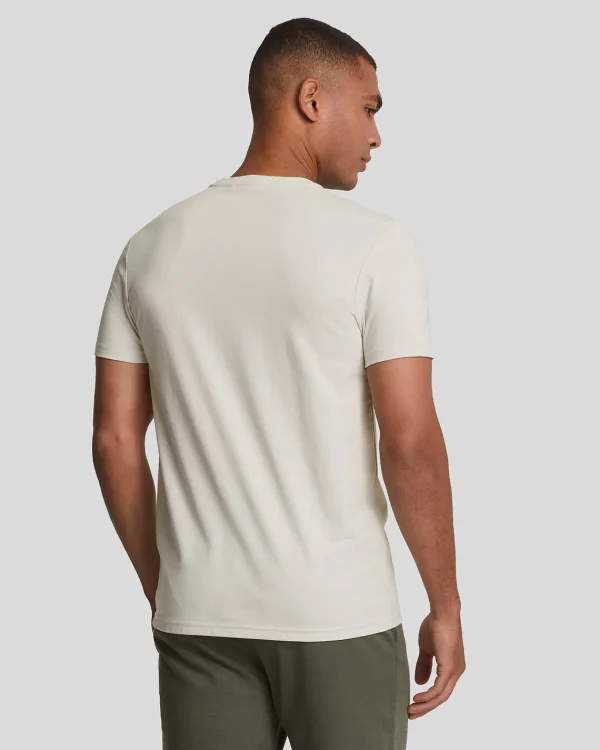 Lyle & Scott Sportbekleidung | T-shirts<Sportliches Martin T-Shirt mit kurzen Ärmeln Pebble