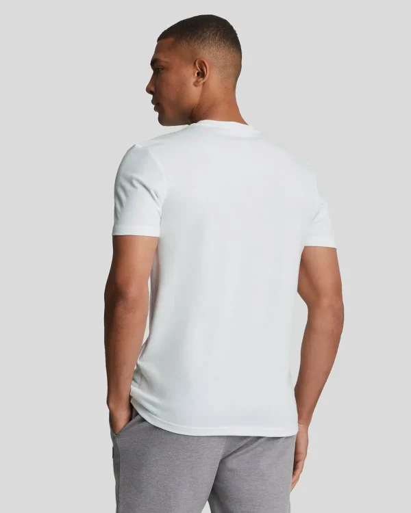 Lyle & Scott Sportbekleidung | T-shirts<Sportliches Martin T-Shirt mit kurzen Ärmeln Weiss