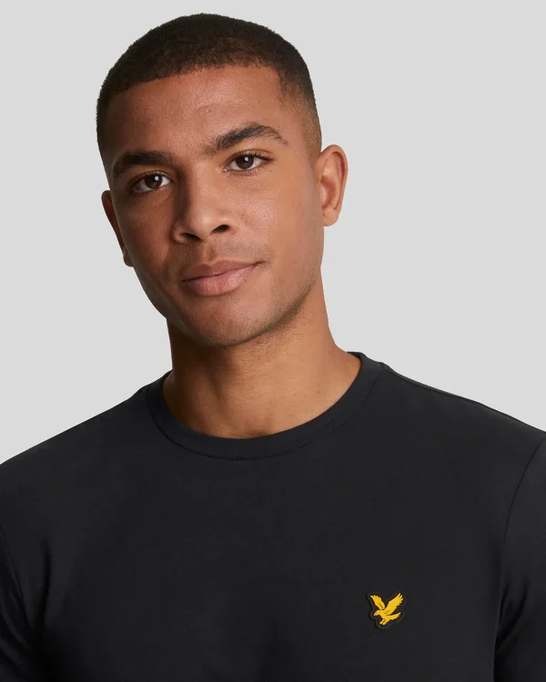 Lyle & Scott Sportbekleidung | T-shirts<Sportliches Martin T-Shirt mit kurzen Ärmeln Pechschwarz