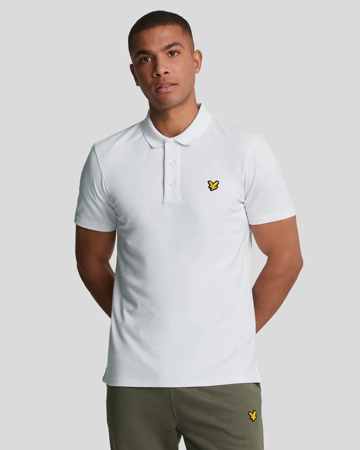 sportliches_polohemd_mit_kurzen_rmeln_0-3.webp Lyle & Scott Sportbekleidung | Polohemden<Sportliches Polohemd mit kurzen Ärmeln Weiss