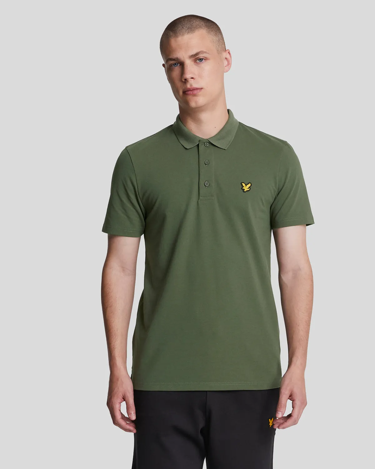 sportliches_polohemd_mit_kurzen_rmeln_0-4.webp Lyle & Scott Sportbekleidung | Polohemden<Sportliches Polohemd mit kurzen Ärmeln Kaktusgrün