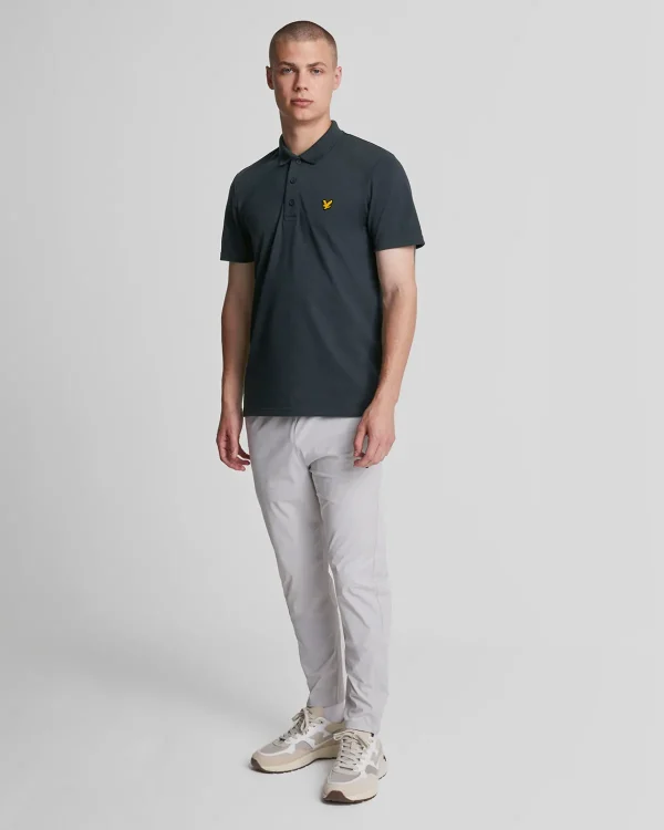 Lyle & Scott Sportbekleidung | Polohemden<Sportliches Polohemd mit kurzen Ärmeln DunkleMarine