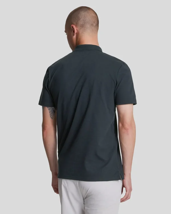 Lyle & Scott Sportbekleidung | Polohemden<Sportliches Polohemd mit kurzen Ärmeln DunkleMarine