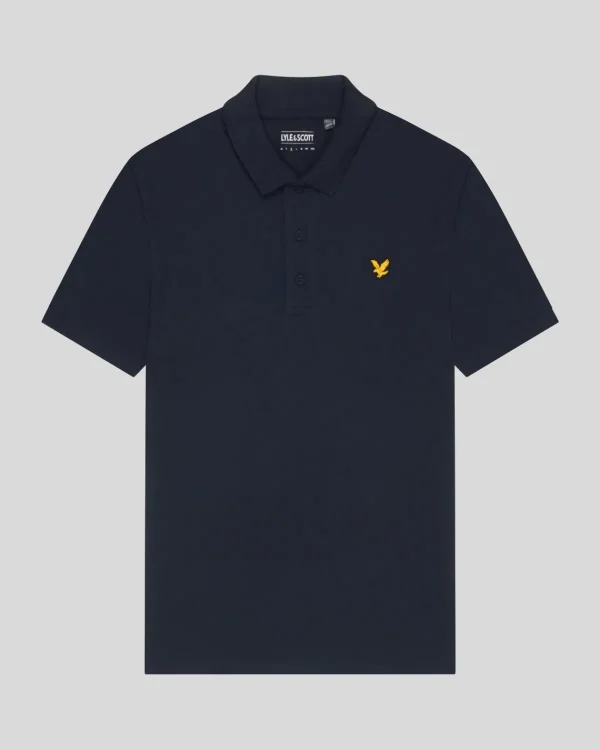 Lyle & Scott Sportbekleidung | Polohemden<Sportliches Polohemd mit kurzen Ärmeln DunkleMarine