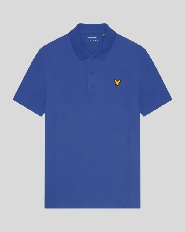 Lyle & Scott Sportbekleidung | Polohemden<Sportliches Polohemd mit kurzen Ärmeln LucidBlue