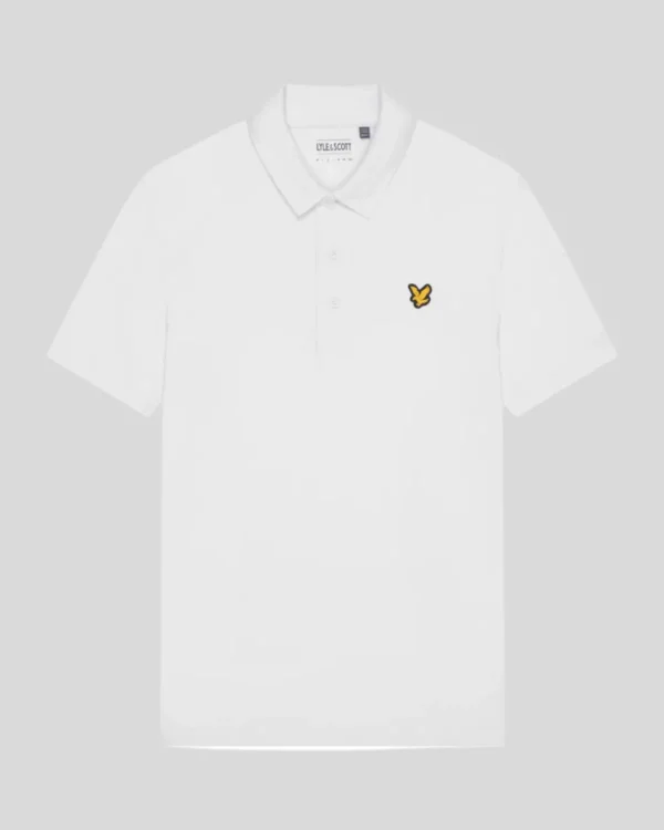 Lyle & Scott Sportbekleidung | Polohemden<Sportliches Polohemd mit kurzen Ärmeln Weiss