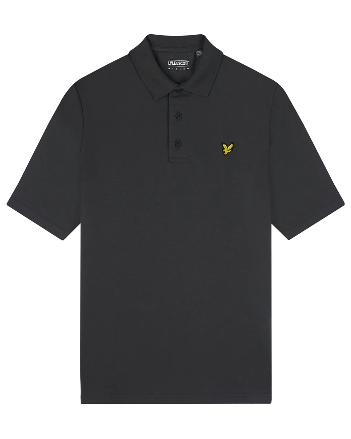 sportliches_polohemd_mit_kurzen_rmeln_4.webp Lyle & Scott Sportbekleidung | Polohemden<Sportliches Polohemd mit kurzen Ärmeln Graphit