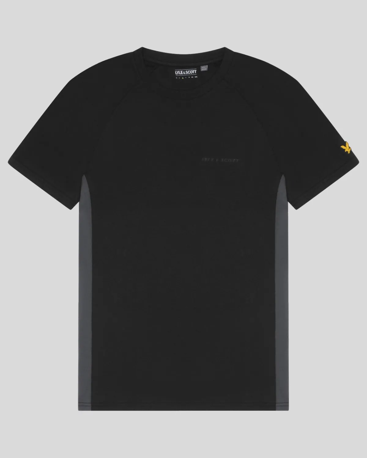 sports_colour_block_core_tshirt_4.webp Lyle & Scott Sportbekleidung<Sports Colour Block Core T-Shirt JetBlack/Graphite