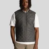 Lyle & Scott Drehbuchsticke<Steppweste Gunmetal