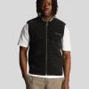 Lyle & Scott Drehbuchsticke<Steppweste Pechschwarz