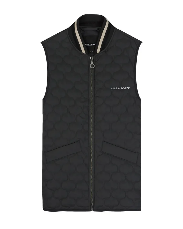 Lyle & Scott Drehbuchsticke<Steppweste Gunmetal