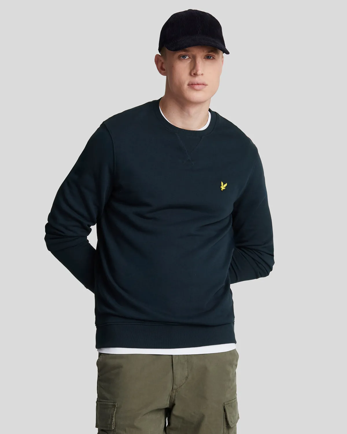 sweatshirt_mit_rundhalsausschnitt_0-1.webp Lyle & Scott Vermächtnis | Sweatshirts<Sweatshirt mit Rundhalsausschnitt DunkleMarine