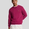 Lyle & Scott Vermächtnis | Sweatshirts<Sweatshirt mit Rundhalsausschnitt ReicherBurgunder