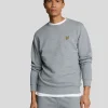Lyle & Scott Grundlegendes | Sweatshirts<Sweatshirt mit Rundhalsausschnitt MidGreyMargel